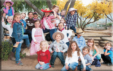 horse birthday parties at Green Acres in Temecula, CA